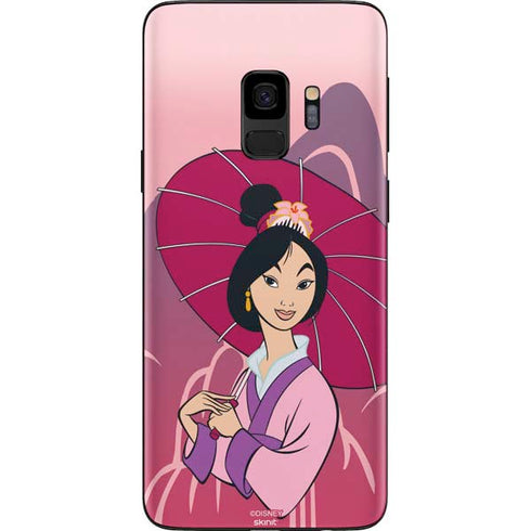 Disney Mulan with Umbrella Galaxy S9 Skin